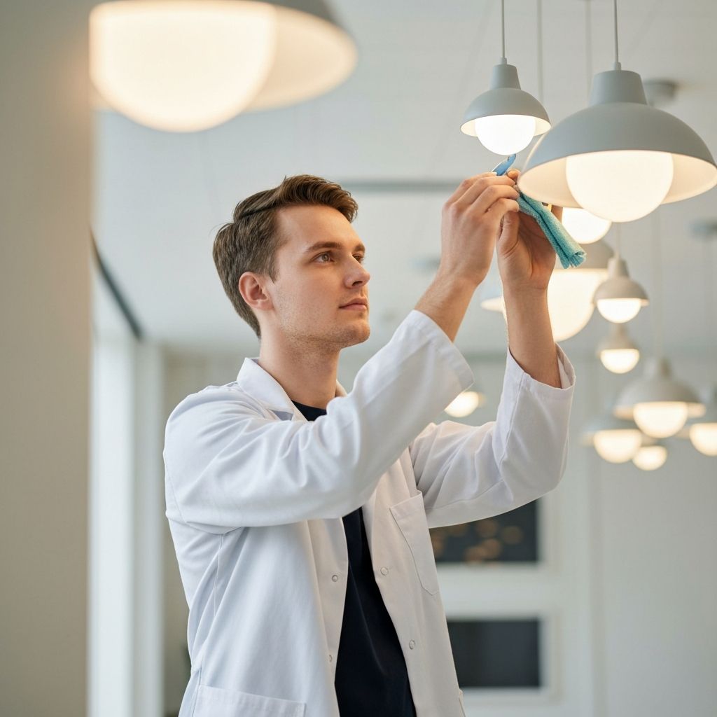 Lyspære- og belysningsskift